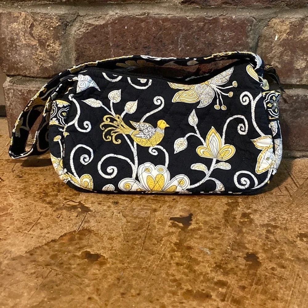 VERA‎ Bradley Maggie small hobo shoulder handbag in retired Yellow Bird print